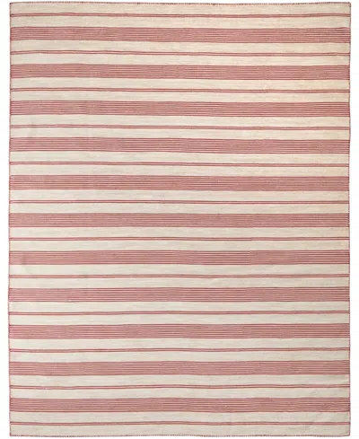 Simply Woven Duprine R0560 4' X 6' Area Rug In Red