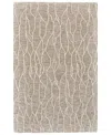 Simply Woven Enzo R8734 Ivory 2'6" X 8' Runner Rug In Ivory