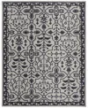 Simply Woven Fallon R8839 2' X 3' Area Rug In Gray,black