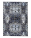 Simply Woven Gaspar R3834 Blue 2'10" X 8' Runner Rug In Blue