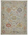 Simply Woven Karina R6793 2' X 3' Area Rug In Gray