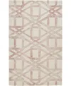 Simply Woven Lorrain Spi8571 3'6" X 5'6" Area Rug In Pink,ivory
