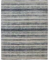 Simply Woven Mackay R8824 4' X 6' Area Rug In Blue,gray