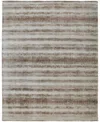 Simply Woven Mackay R8824 4' X 6' Area Rug In Brown,gray