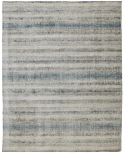 Simply Woven Parvati Par8824 5' X 8' Area Rug In Blue,tan