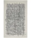 Simply Woven Maddox R8630 2' X 3' Area Rug In Ivory,gray