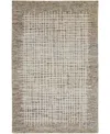 Simply Woven Maddox R8630 5' X 8' Area Rug In Tan,ivory