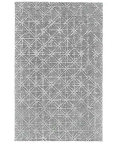 Simply Woven Manoa R8353 Beige 8' X 11' Area Rug In Gray