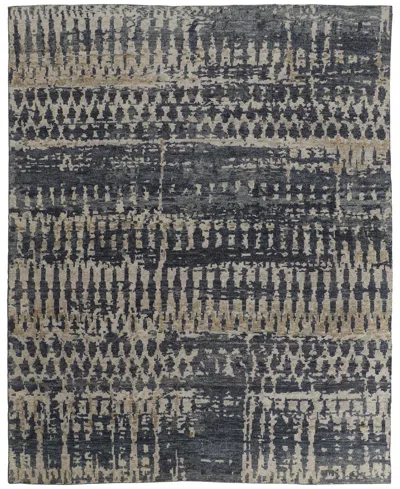 Simply Woven Palomar R6632 2' X 3' Area Rug In Blue,beige