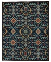 Simply Woven Piraj R6454 Blue 2' X 3' Area Rug In Blue