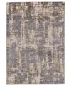 Simply Woven Waldor R3969 5' X 8' Area Rug In Gray,gold-tone