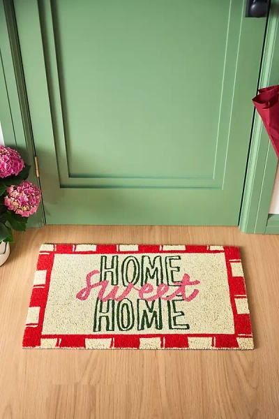 Simplyextrajordanary Home Sweet Home Printed Coir Doormat