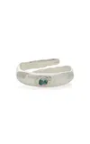 Simuero Aurelia Rhodium-plated Toe Ring In Metallic