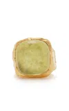 Simuero Boya Quartz 18k Gold-plated Ring In Yellow