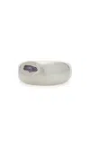 Simuero Duna Rhodium-plated Toe Ring In Silver