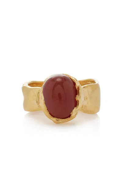 Simuero Pulpa Orange Agate Gold