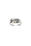 Simuero Sol Y Sombra Toe Ring In Metallic