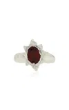 Simuero Soleil Rhodium-plated Toe Ring In Gray
