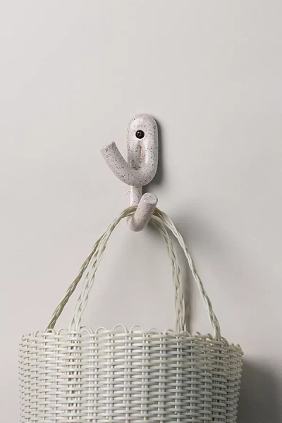 Sin Ceramic Leggy Crossed Wall Hook In Pebble At Urban Outfitters