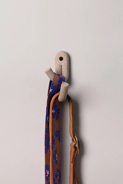 Sin Ceramic Leggy Crossed Wall Hook In Sand At Urban Outfitters
