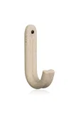 Sin Ceramic Leggy Curl Ceramic Stoneware Wall Hook In Neutral