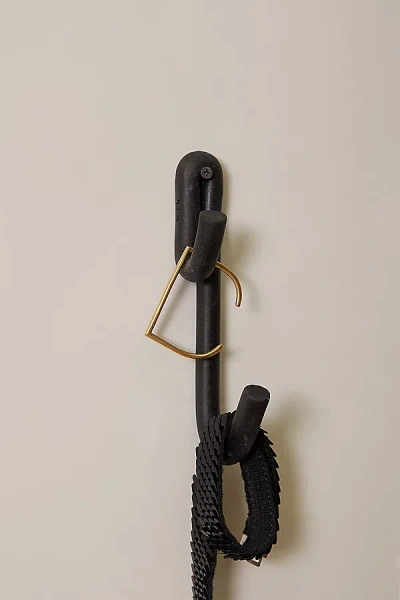 Sin Ceramic Leggy Long Wall Hook In Black At Urban Outfitters