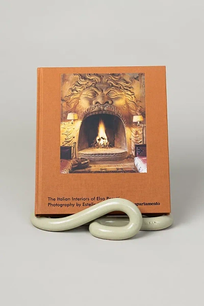 Sin Ceramic Lumbra Bookstand In Pale Fiberglass Green At Urban Outfitters In Gray
