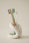 Sin Ceramic Ood Toothbrush Holder In Glossy White At Urban Outfitters