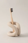 Sin Ceramic Ood Toothbrush Holder In Textured Sand At Urban Outfitters In Neutral
