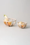 Sin Ceramic Prong Fruit Bowl In Sand At Urban Outfitters