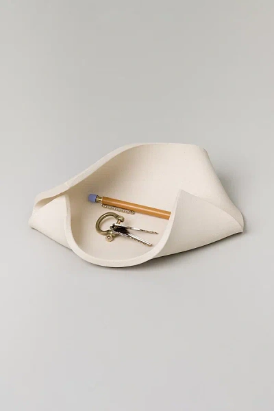 Sin Cove Ceramic Tray In Bone At Urban Outfitters In Neutral