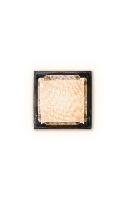 Sin - Field Square Mini Sconce - Metallic In Silver