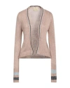 Sinä  Ja??? Sinä Ja??? Woman Cardigan Blush Size 6 Viscose, Polyester, Polyamide In Pink