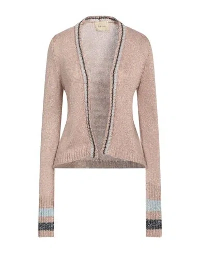 Sinä  Ja??? Sinä Ja??? Woman Cardigan Blush Size 6 Viscose, Polyester, Polyamide In Pink