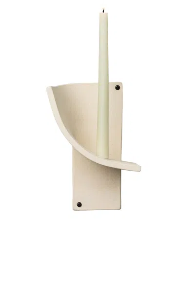 Sin Kahn Candle Sconce In Brown