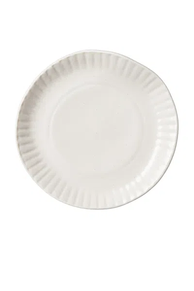 Sin Small Porcelain Paper Plate In White
