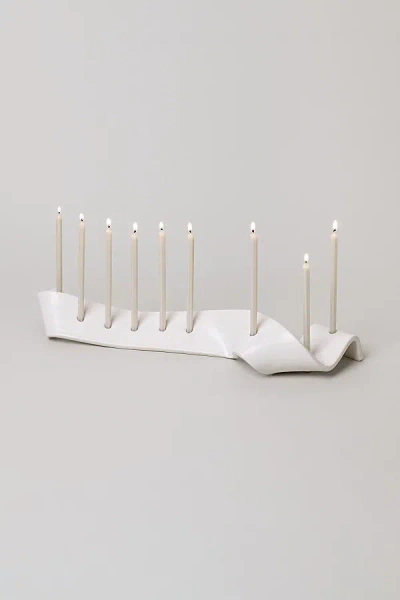 Sin Swey Menorah In Cream At Urban Outfitters In White