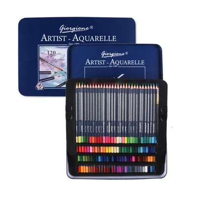 Sinachi 120-color Artist Colored Pencils Set For Adult Coloring Books, Soft Core, Professional Numbered Art  In Multi