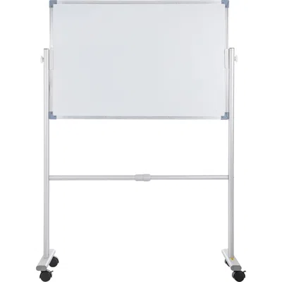 Sinachi Mobile Magnetic Whiteboard, 36 X 24 Inch, Double Sided, 360 Degree Reversible Rolling Dry Erase Boar In Multi