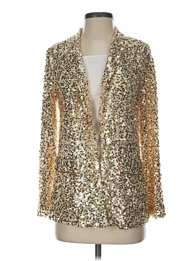 Pre-owned Sincerely Jules Blazer Jacket In Gold