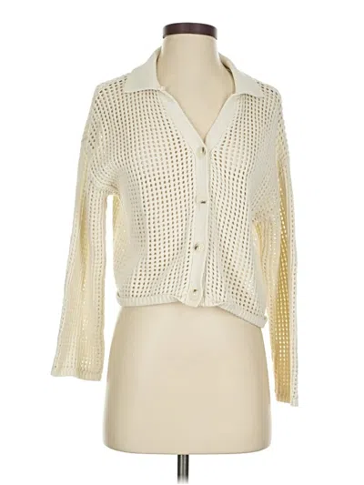 Pre-owned Sincerely Jules Cardigan Sweater In Ivory