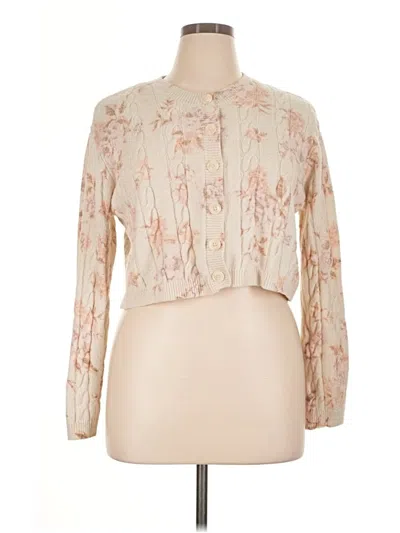 Pre-owned Sincerely Jules Cardigan Sweater In Ivory