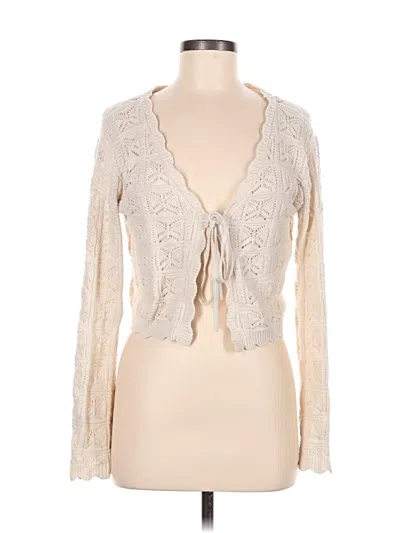 Pre-owned Sincerely Jules Cardigan Sweater In Ivory