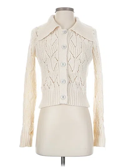 Pre-owned Sincerely Jules Cardigan Sweater In Ivory