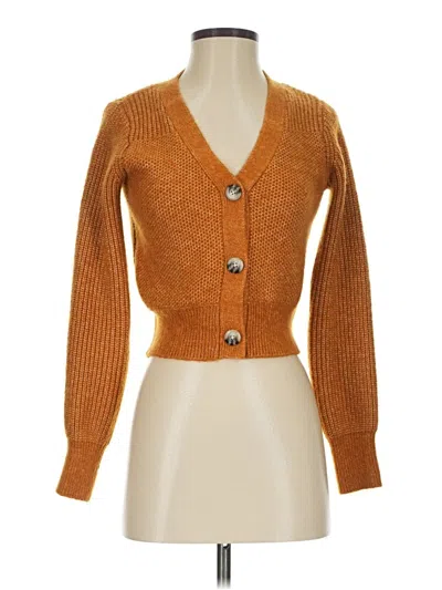 Pre-owned Sincerely Jules Cardigan Sweater In Orange