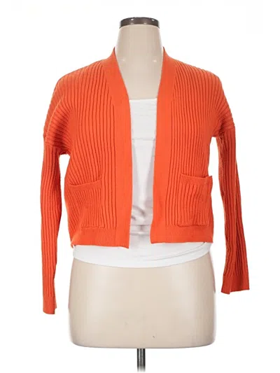 Pre-owned Sincerely Jules Cardigan Sweater In Orange