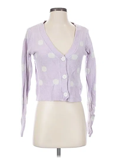 Pre-owned Sincerely Jules Cardigan Sweater In Purple