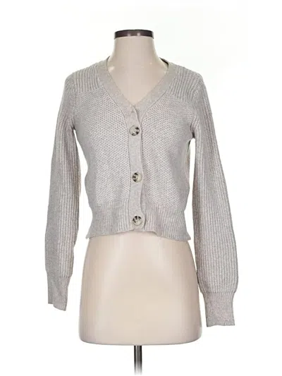 Pre-owned Sincerely Jules Cardigan Sweater In Silver