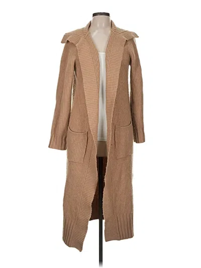 Pre-owned Sincerely Jules Cardigan Sweater In Tan