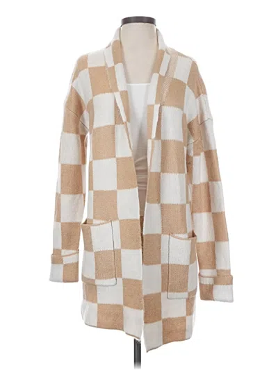Pre-owned Sincerely Jules Cardigan Sweater In Tan
